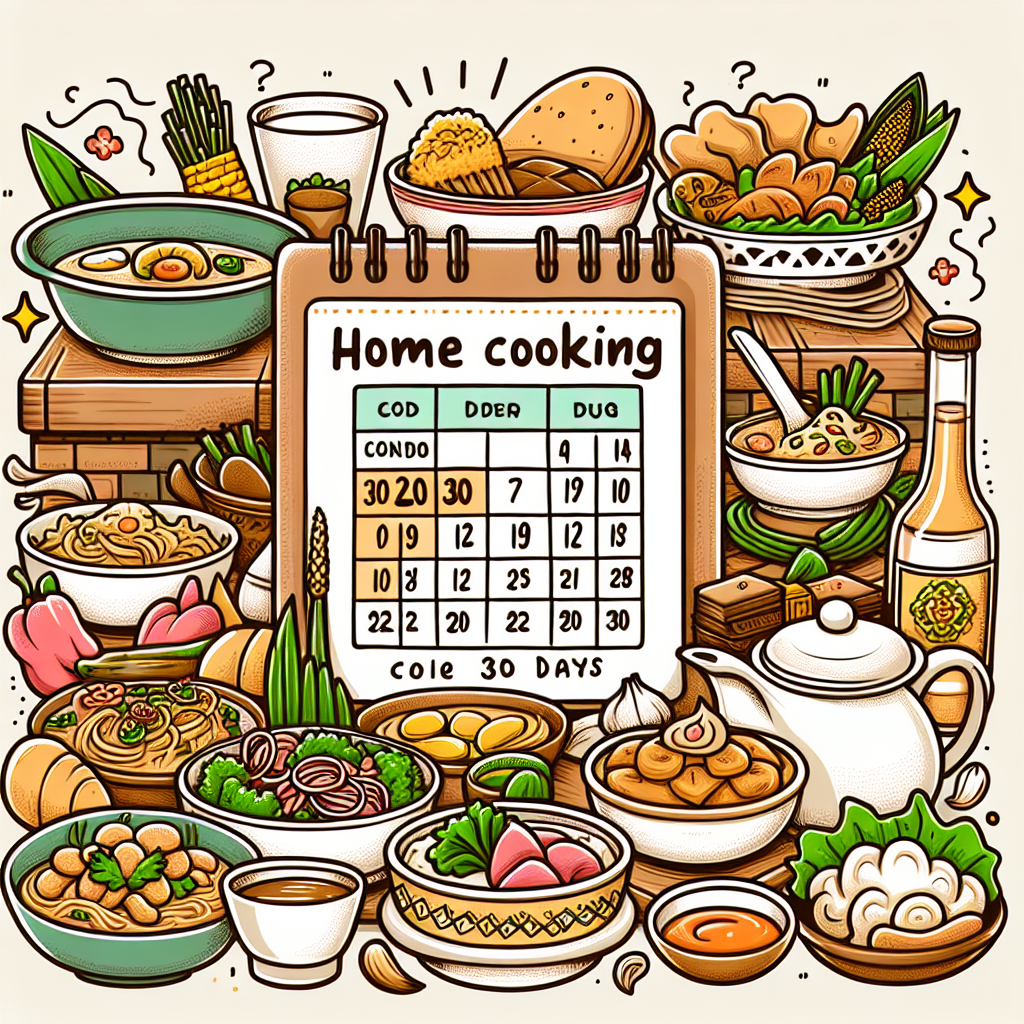 Lezatnya Resep Masakan Rumahan untuk Menemani 30 Hari Anda